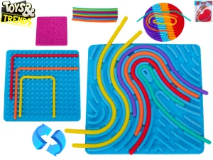 Toys&Trends Fingerprint Maze bludiště 12,5cm 3druhy 4barvy v sáčku