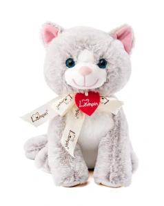 Lumpin Kočka Jacqueline světle šedá, 25cm