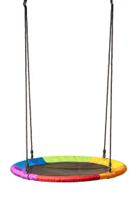 Woody Houpací kruh (průměr 100cm), duhový