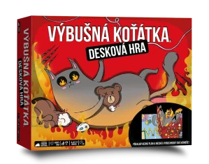 Asmodee Výbušná koťátka: Desková hra