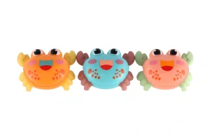 Teddies Krab zmáčkni a jeď plast 11x8cm na zpětné natažení 3 barvy