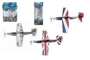 Teddies Letadlo házecí pěnové model 24cm mix barev v sáčku