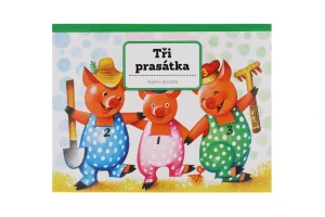 Albatros Knížka Tři prasátka unikátní prostorové pohádky CZ