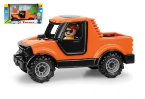 Lena Auto Truckies Pick-up plast 19cm s figurkou v krabici 24m+