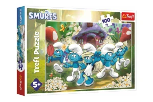 Trefl Puzzle Seznamte se se Šmouly 100 dílků 41x27,5cm v krabici 28,5x19x4cm