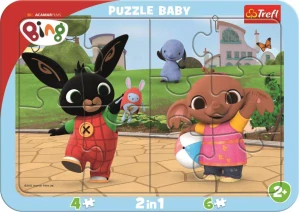 Trefl puzzle Bing si hraje 2v1