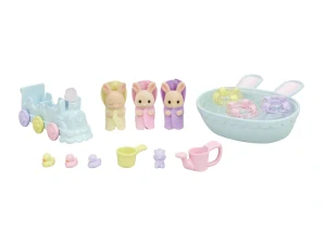Sylvanian Families Koupel trojčat králíčků