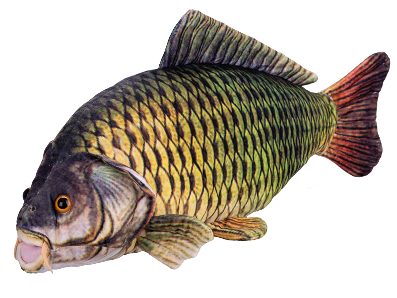 Mikro Trading Kapr plyšový 52cm 0m+ v sáčku