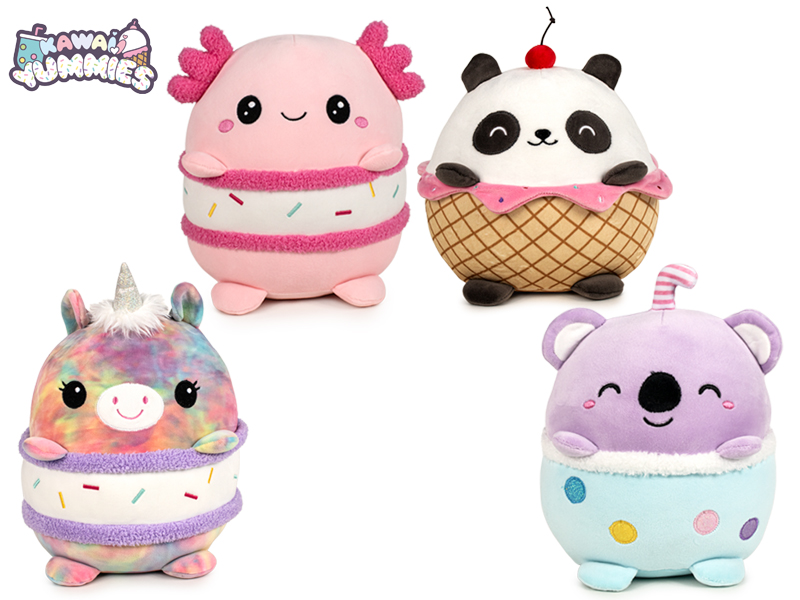 Mikro Trading Kawaii Yummies Zvířátko 4 druhy 20 cm
