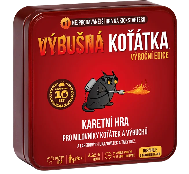 Asmodee Výbušná koťátka: Výroční edice