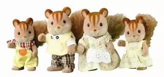 Sylvanian Families Rodina hnědých veverek