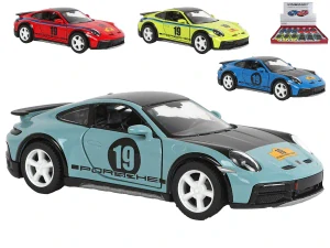 Kinsmart Porsche 911 Rallye Livery Edition 13cm kov zpětný chod 4barvy