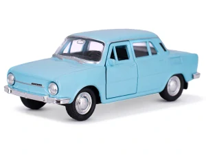 Welly Škoda 100 12cm kov zpětný chod - světle modrá