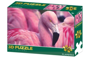 Lamps Puzzle 3D - Plameňák