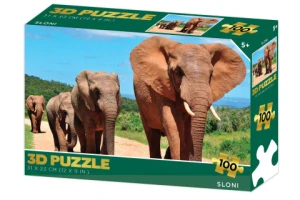 Lamps Puzzle 3D - Sloni
