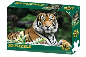 Lamps Puzzle 3D - Tygr