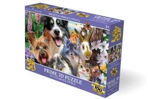 Lamps Puzzle 3D - Smějící se domácí zvířata