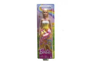 Mattel Barbie Pohádková princezna - Žlutá HRR09