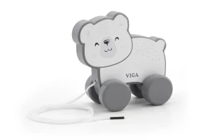 Viga Dřevěná tahačka lední medvěd