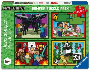 Ravensburger Minecraft 4x100 dílků