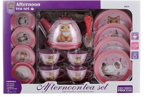 Lamps Čajový set s kočičkami plechový