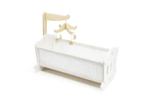 Lamps Dřevěná postýlka s kolotočem
