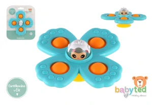 Teddies Točáček vrtulka babyted 11x5cm na kartě