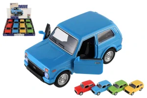 Teddies Auto plast 8x15cm na setrvačník na baterie se zvukem se světlem 4 barvy assort