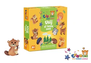 Teddies Ušij si lesní svět zvířátka kreativní sada created v krabici 25x21cm