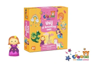 Teddies Ušij si kouzelný svět pohádek kreativní sada created v krabici 25x21cm