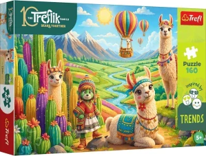Trefl Puzzle 160 - Inspirováno trendy: Lamy