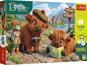 Trefl Puzzle Inspirováno trendy: Okouzlující kráva 41x27,5cm 160 dílků v krabici 29x19x4cm