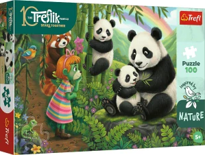 Trefl Puzzle 100 - Inspirováno přírodou: Pandy