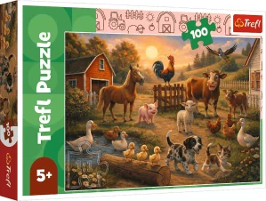 Trefl Puzzle 100 - Přátelé z venkova