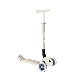 Globber Koloběžka PRIMO FOLDABLE LIGHTS ECOLOGIC, coconut