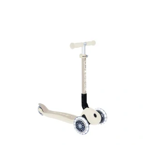Globber Koloběžka JUNIOR FOLDABLE LIGHTS ECOLOGIC,coconut