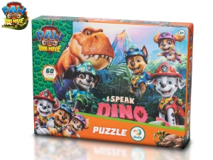 Paw Patrol: The Dino Movie puzzle 32x23cm 60dílků v krabičce
