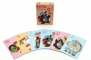 Akim 705376 Černý Petr Krtek společenská hra - karty v krabičce 6 x 9 cm