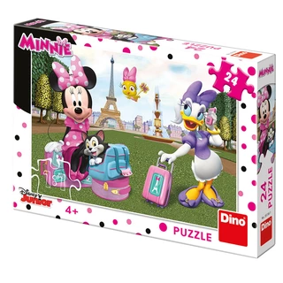 Dino Puzzle 24 dílků Minnie v Paříži