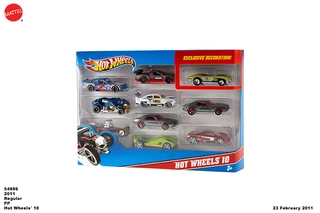 Mattel Hot Wheels Angličák 10pack
