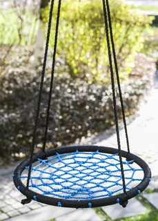 Alltoys Houpací kruh průměr 60 cm - modro-černý