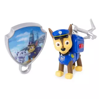 PAW PATROL FIGURKA S AKČNÍM BATOHEM - CHASE