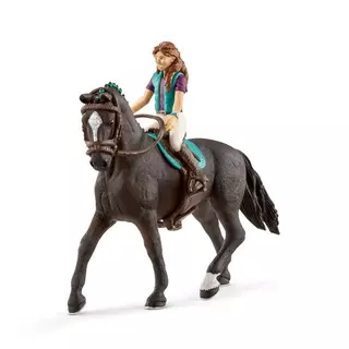 Schleich 42516 Hnědovláska Lisa a kůň Storm