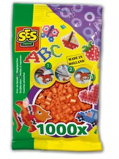 SES Korálky samostatné-1000ks-oranžové
