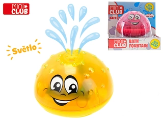 Veselá hračka do vany - červená fontánka