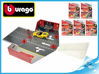 Bburago 1:43 Ferrari set box+1auto 6druhů 2barvy
