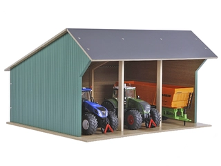 Kids Globe 610193 Garáž 45 x 38 x 27 cm dřevěná 1:32