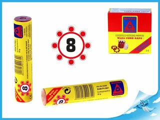 Kapsle "8" 240 ran v tubě