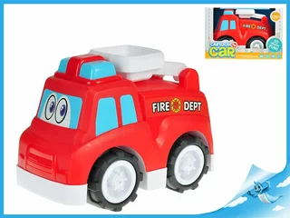 Auto hasičské veselé 25cm volný chod 18m+ v krabičce