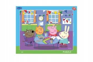 Dino Puzzle deskové Prasátko Peppa 40 dílků 37x29cm